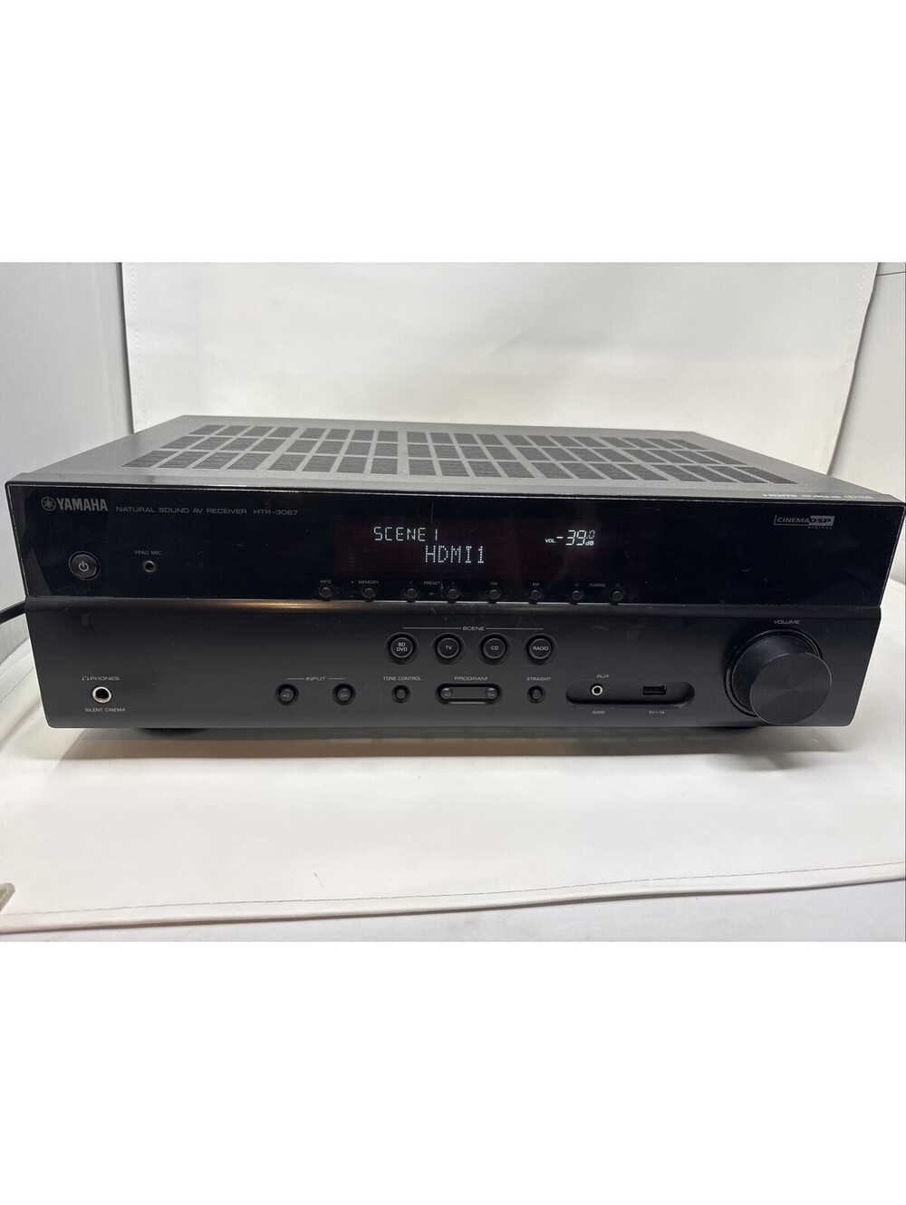 YAMAHA HTR-3067 5.1-Ch AV Receiver Amplifier System HDMI Used No Remote